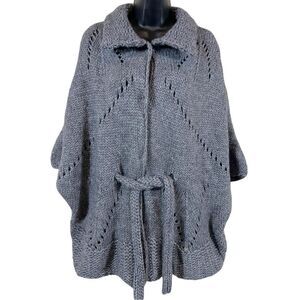 Anthropologie Elsamanda Alpaca Blend Tie Waist Cardigan